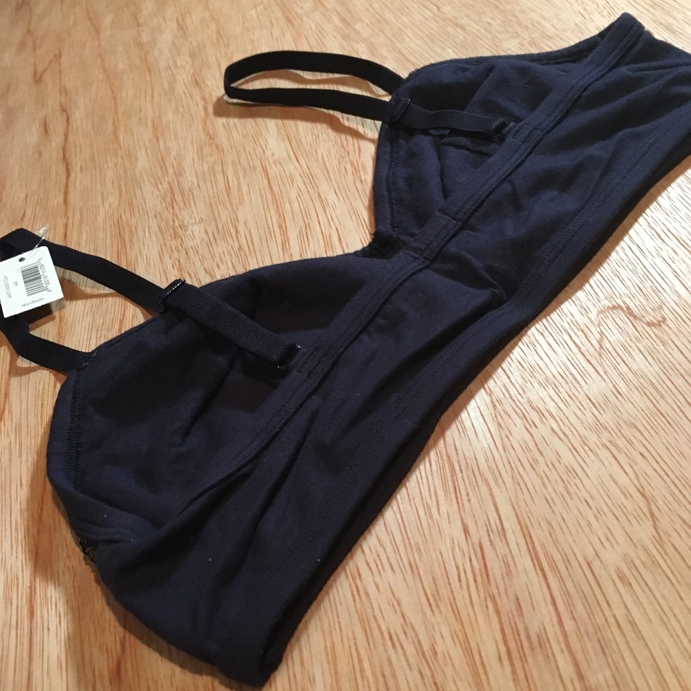 Aerie Sequin Bralette, Navy, Medium, NWT - Picture 6 of 6